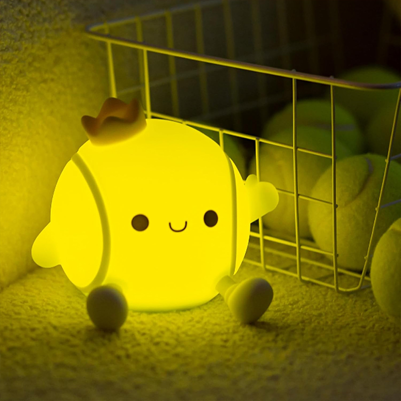 Floating Nightstand With Led Light - مصباح ليلي لطيف على شكل مضرب
