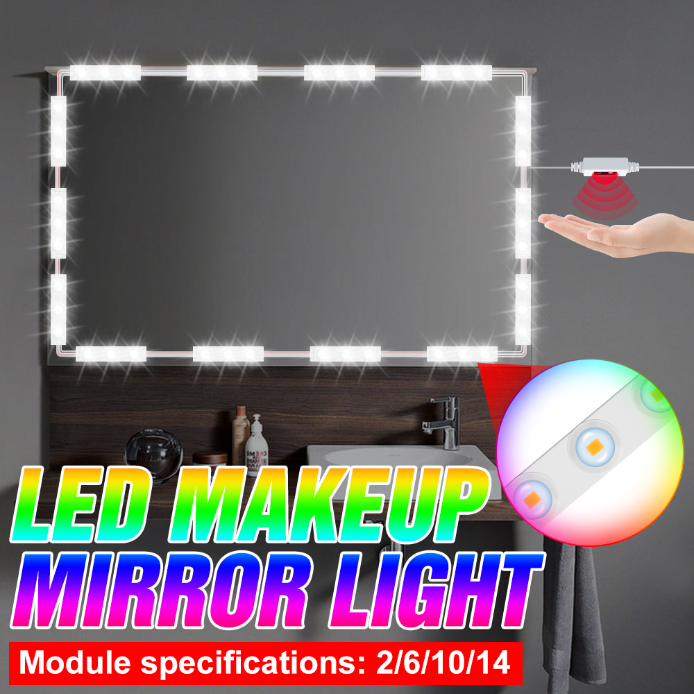 Dressing Table Vanity With Lighted Mirror - عكس الضوء خلع الملابس الجدول LED