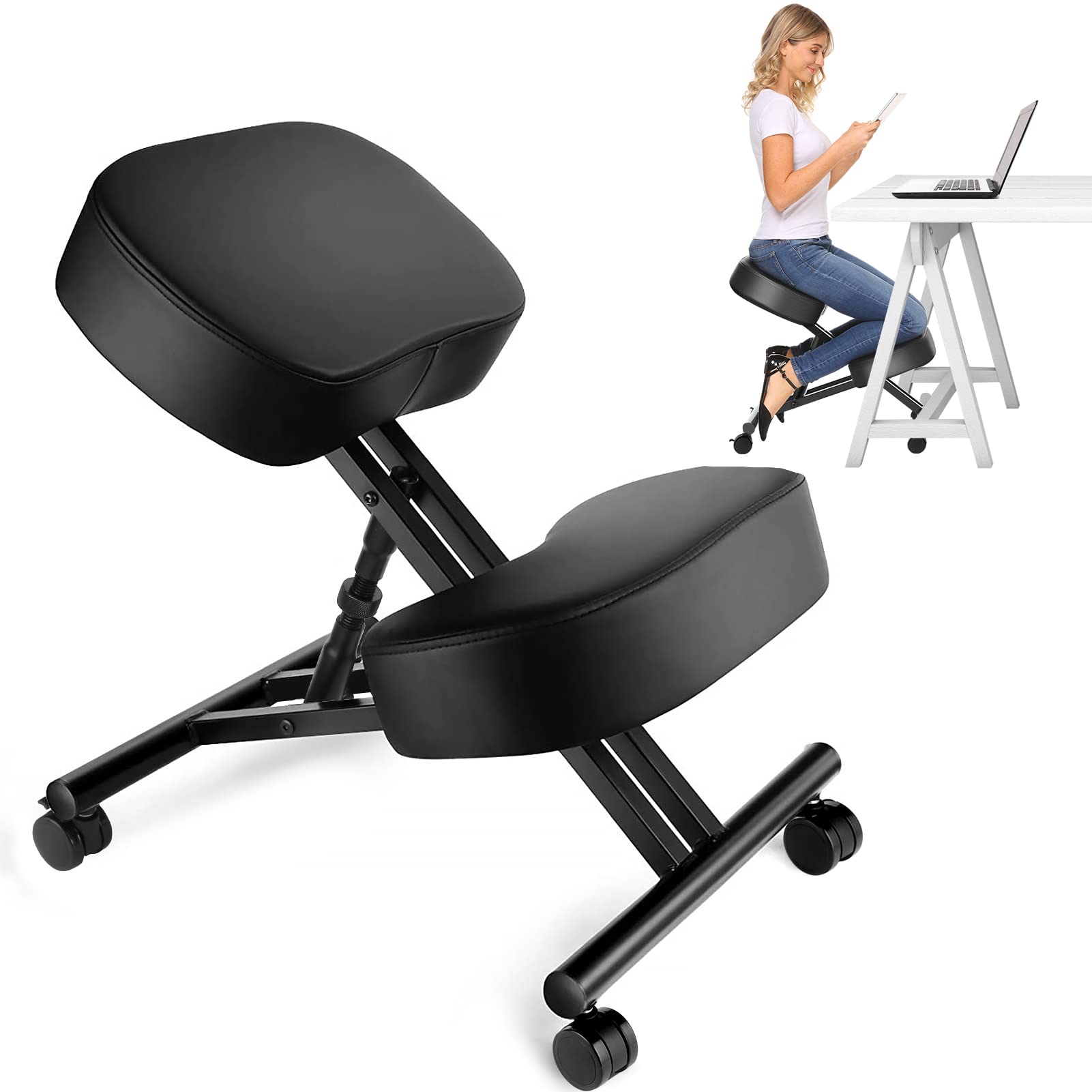 Office Furniture - كرسي للركوع مريح للمكتب، مقعد قابل