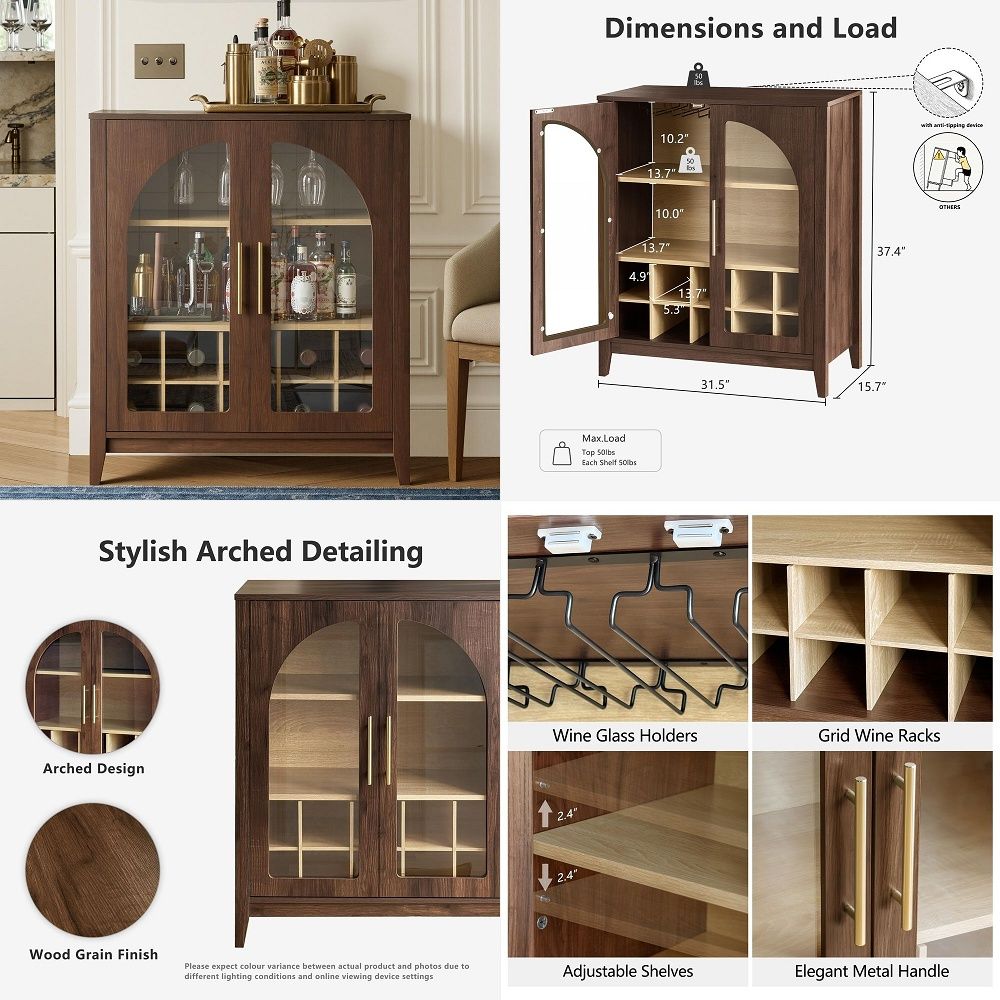 Storage - خزانة تخزين طويلة بتصميم مموج مع