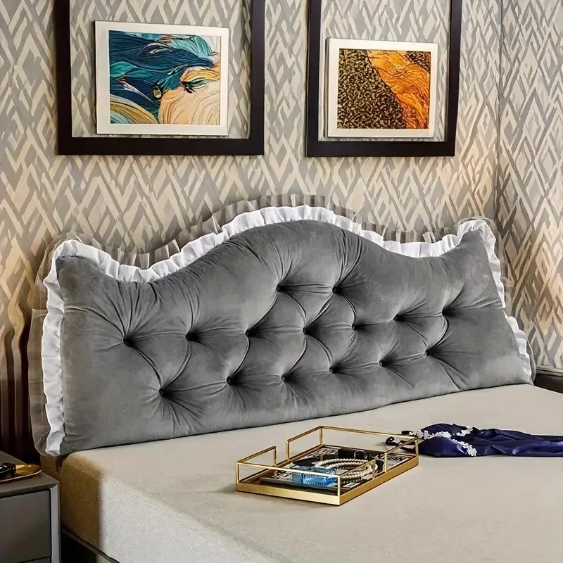 Headboard Cushion Backrest Tatami - وسادة من القطيفة من حصير التاتامي،