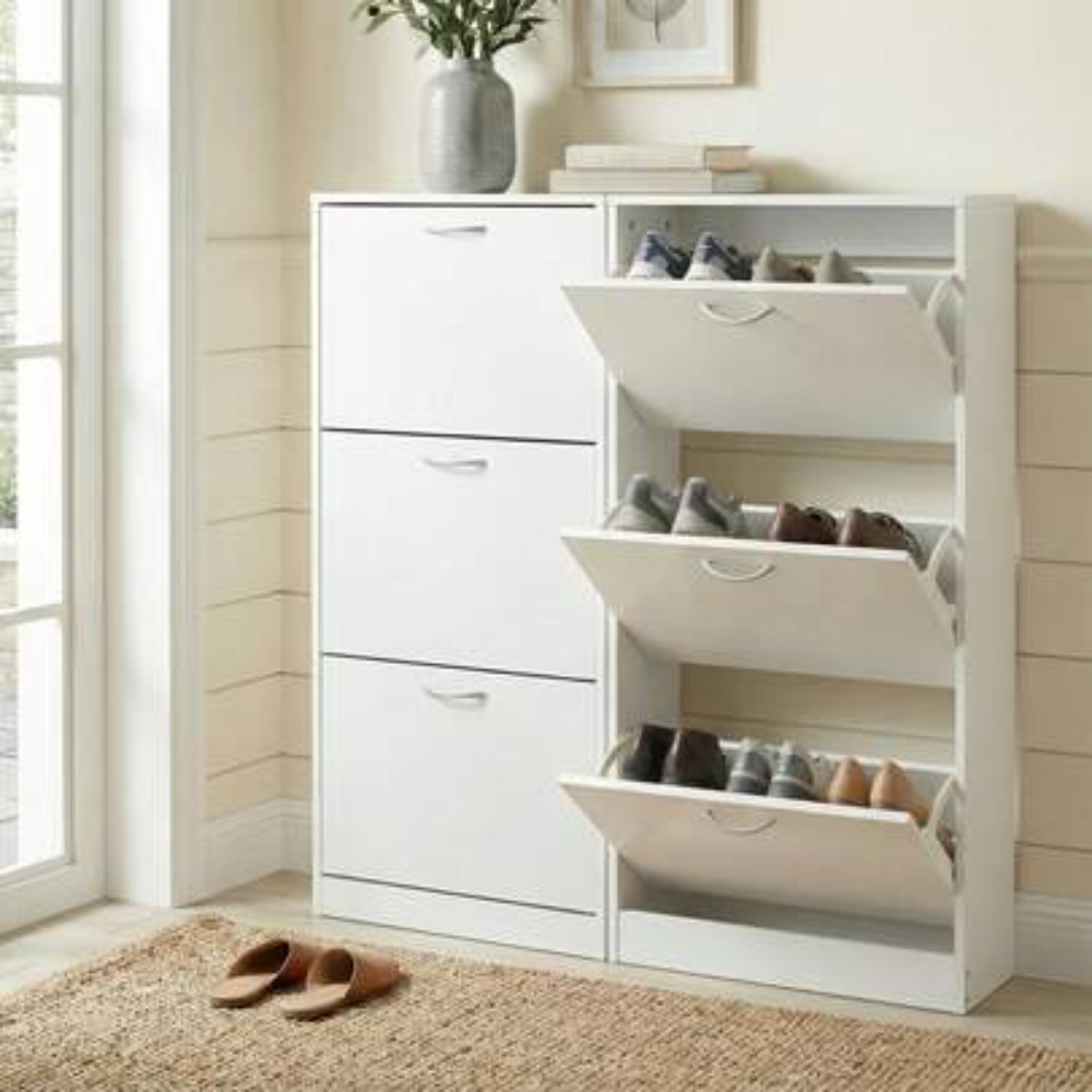 Shoe Rack Cabinet Narrow Entryway - خزانة أحذية للمدخل، وحدة تخزين أحذية