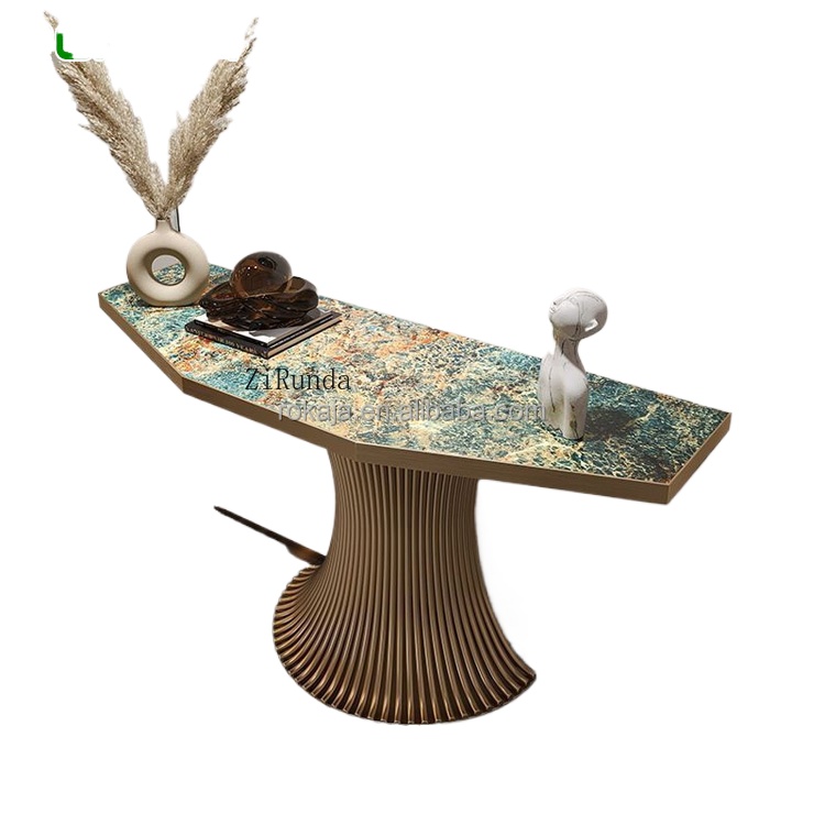 Tables - طاولة كونسول بتصميم فريد مع قاعدة