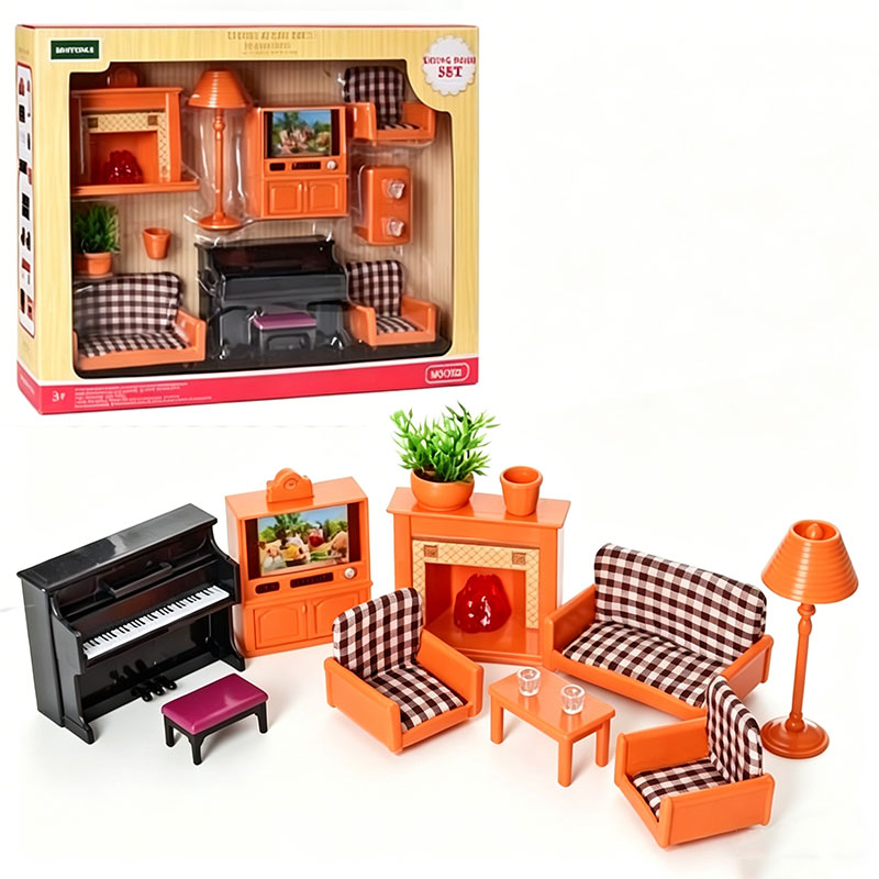 Bedroom Furniture - مجموعة أثاث بيت الدمى بمقياس 1/12