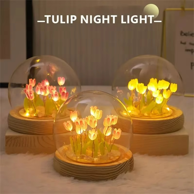 Floating Nightstand With Led Light - LED DIY اليدوية البسيطة توليب ليلة