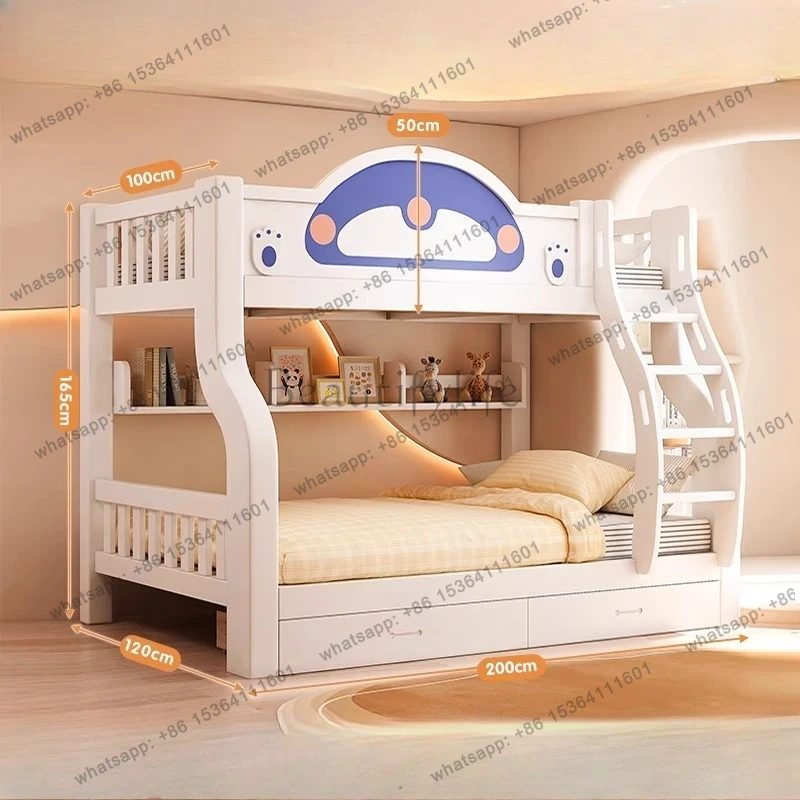 King Size Bed Frame With Storage Drawers - أسرّة أطفال بتصميم عصري فاخر مع