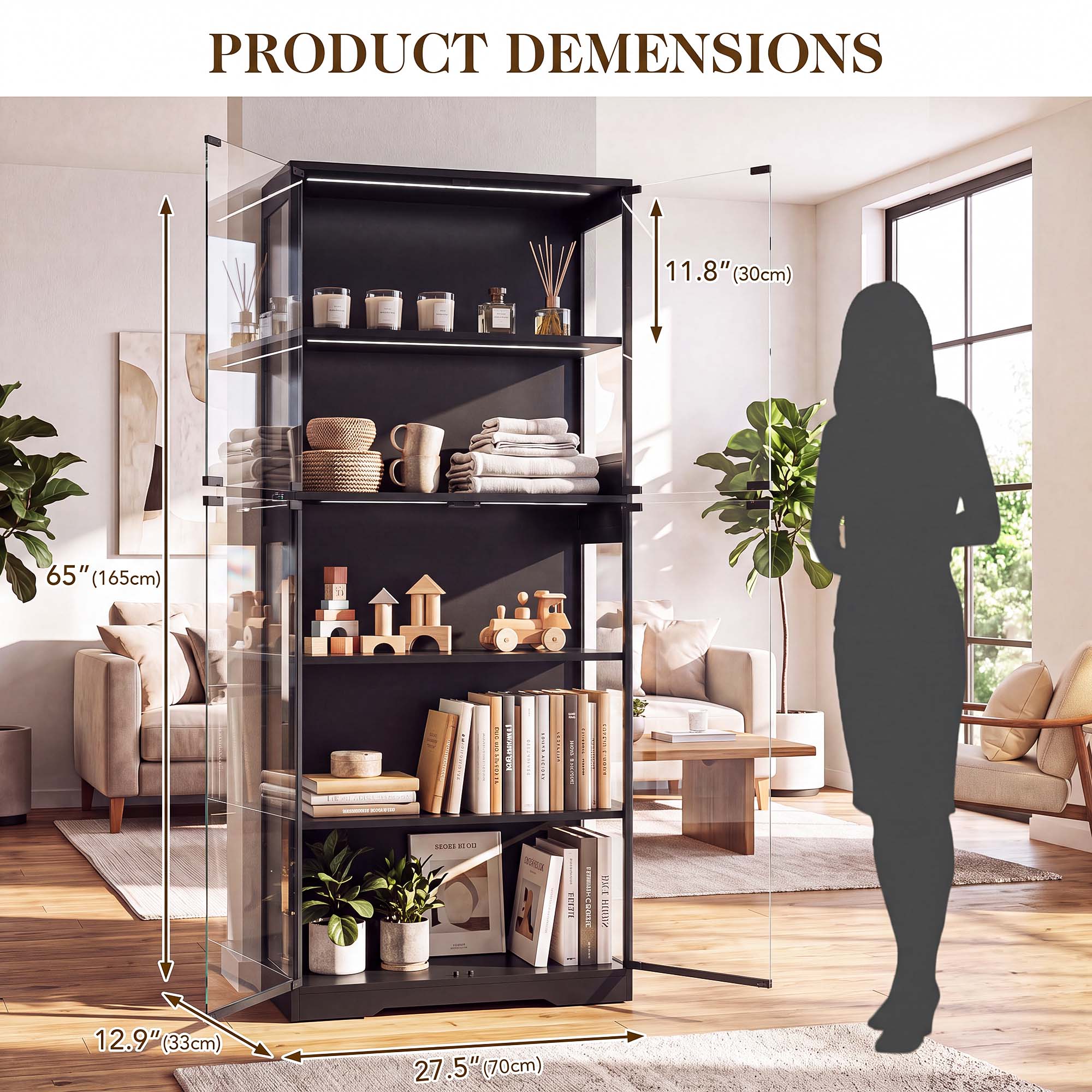 خزانة عرض TCGBKAF ذات 5 طبقات  - مراجعة Storage وسعره