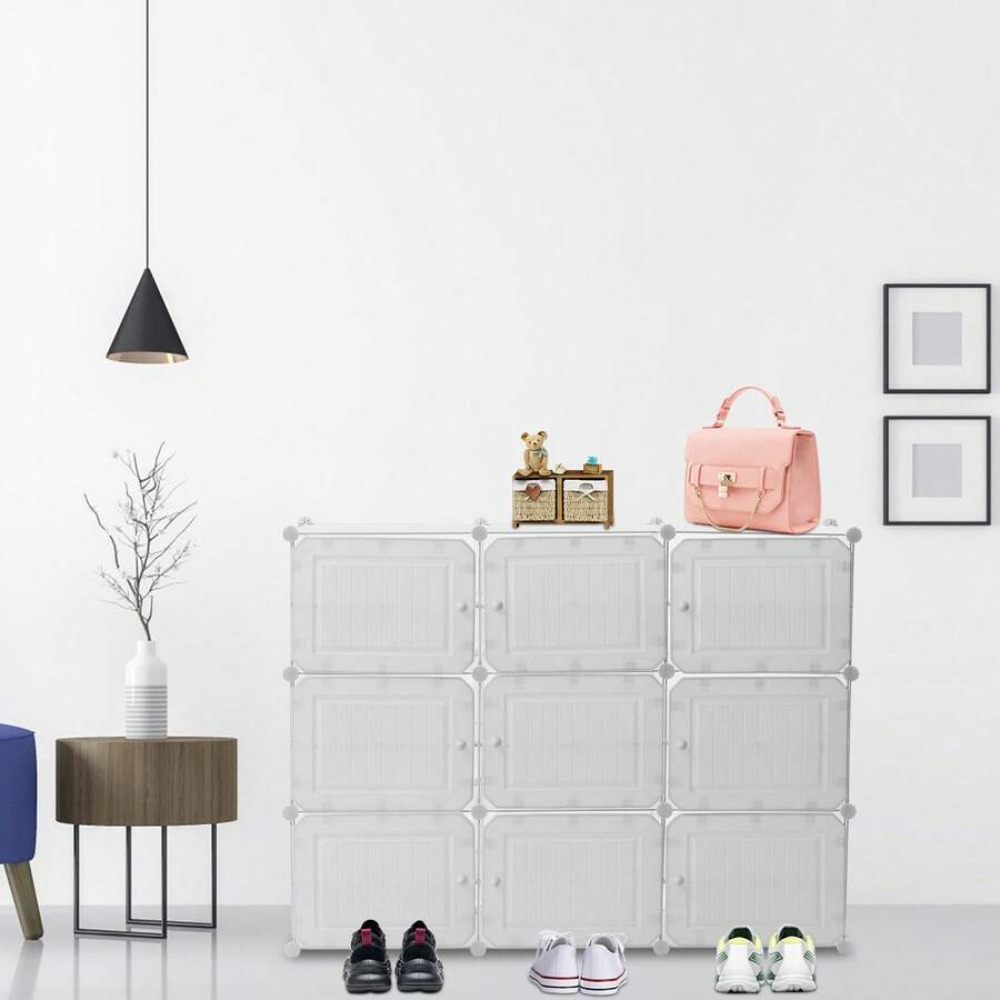 رف أحذية لـ 36 زوجًا، خزانة أح - مراجعة Shoe Rack Cabinet Narrow Entryway وسعره