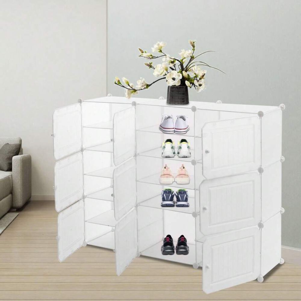 رف أحذية لـ 36 زوجًا، خزانة أح - مراجعة Shoe Rack Cabinet Narrow Entryway وسعره