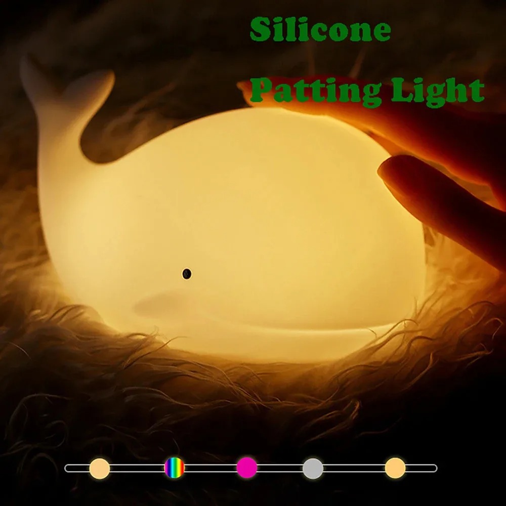 مصباح ليلي LED على شكل حوت كرت - مراجعة Floating Nightstand With Led Light وسعره