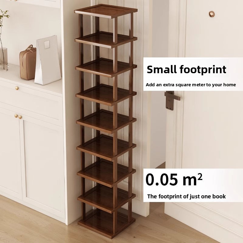 رف أحذية للمدخل بلون الشاي، رف - مراجعة Shoe Rack Cabinet Narrow Entryway وسعره