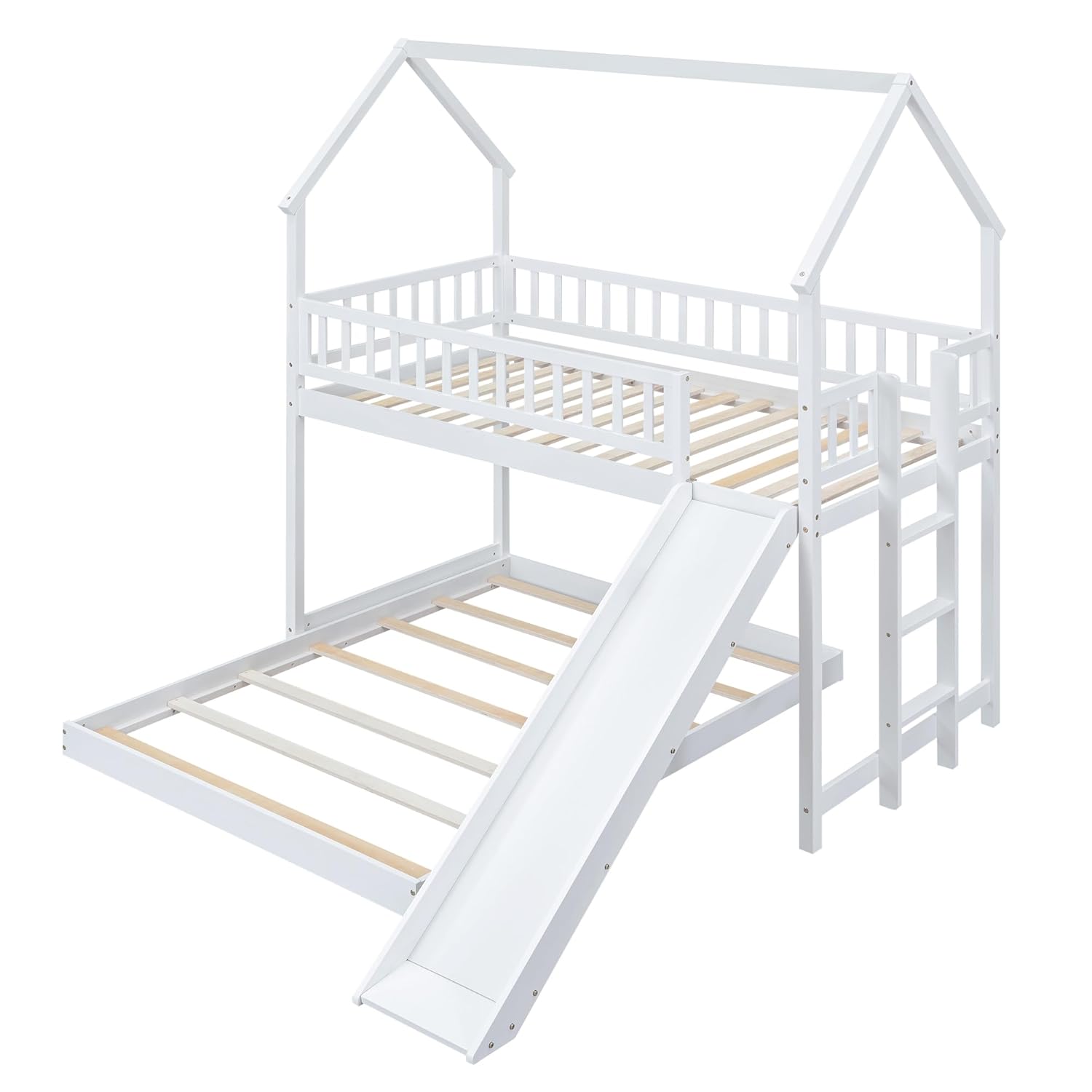 سرير بطابقين مع درج وزحليقة |  - مراجعة Bunk Bed With Stairs And Slide وسعره