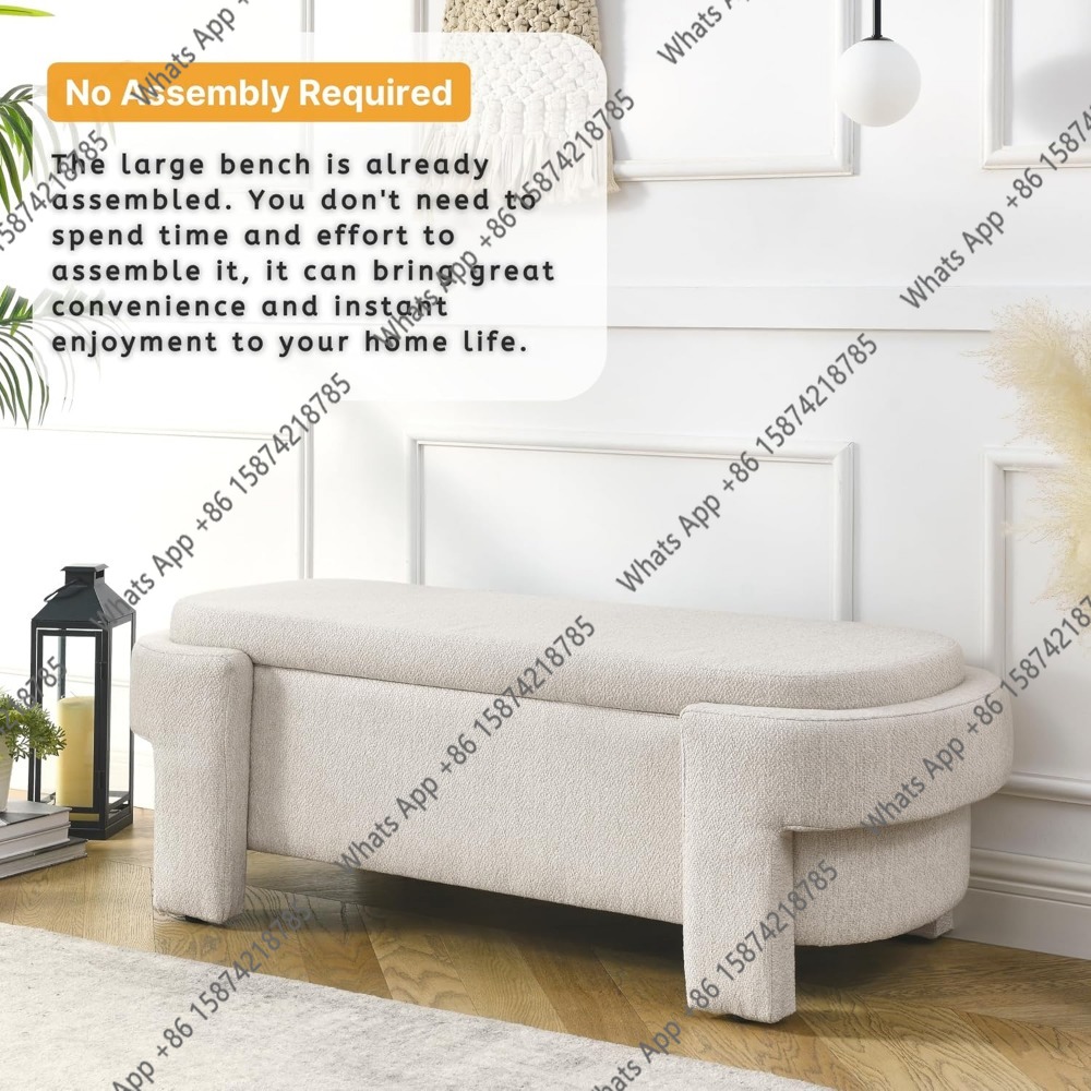 مقعد تخزين بيضاوي كبير الحجم م - مراجعة Bedroom Furniture وسعره