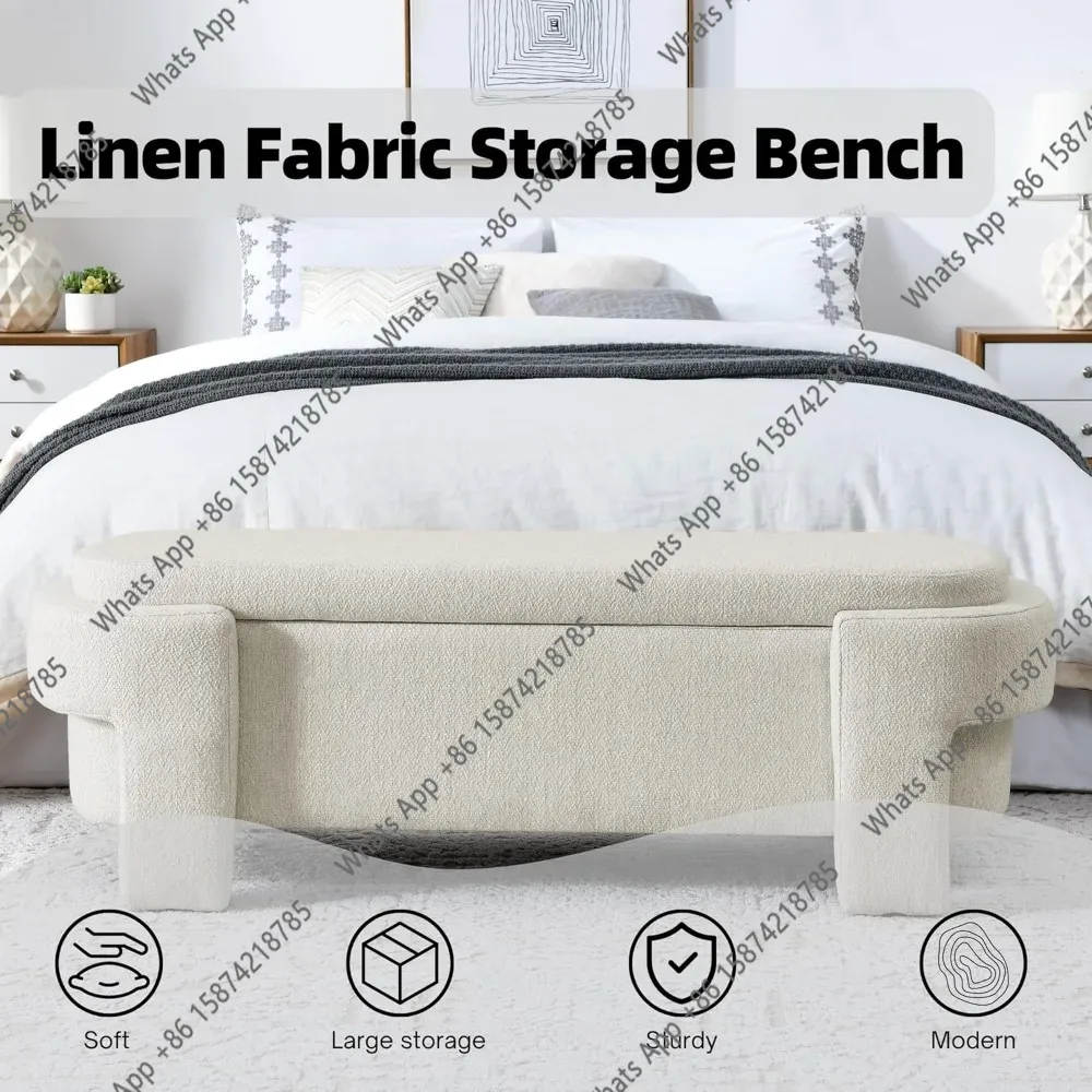 مقعد تخزين بيضاوي كبير الحجم م - مراجعة Bedroom Furniture وسعره