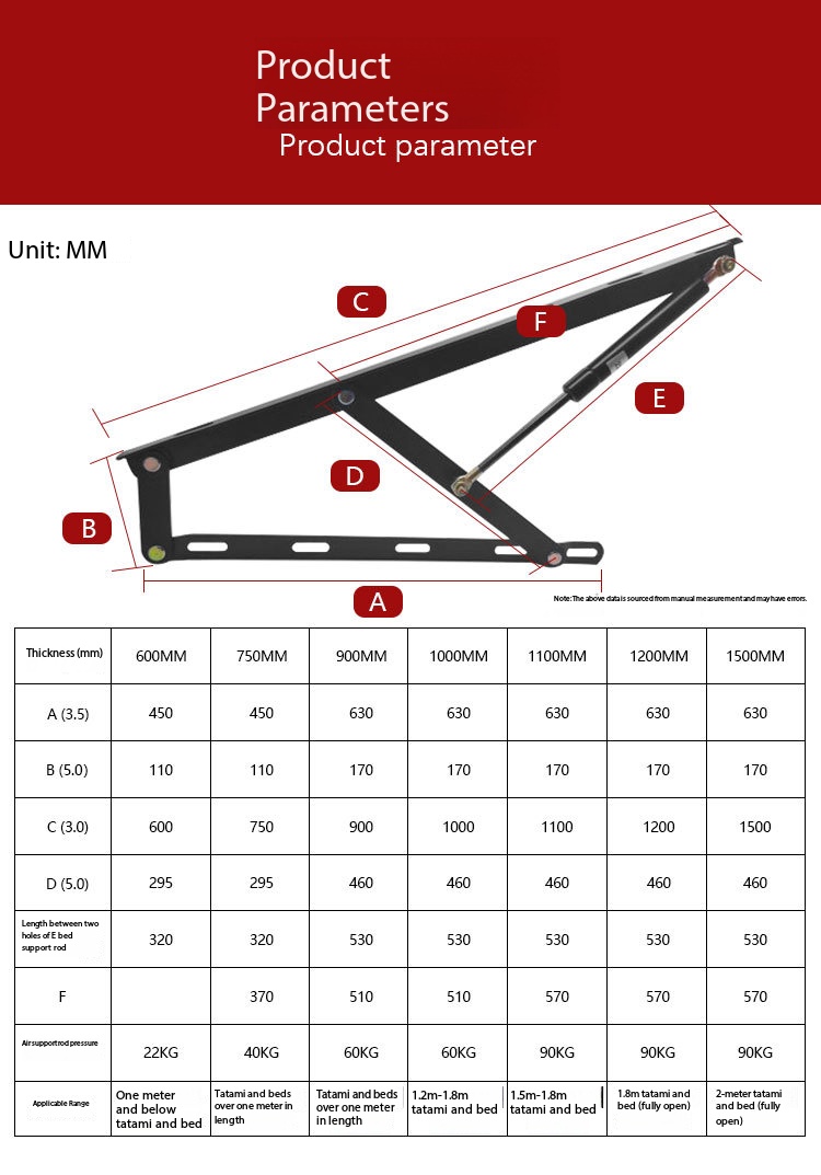 قضبان دعم هيدروليكية لسرير الت - مراجعة Gas Lift Storage Bed Hydraulic وسعره
