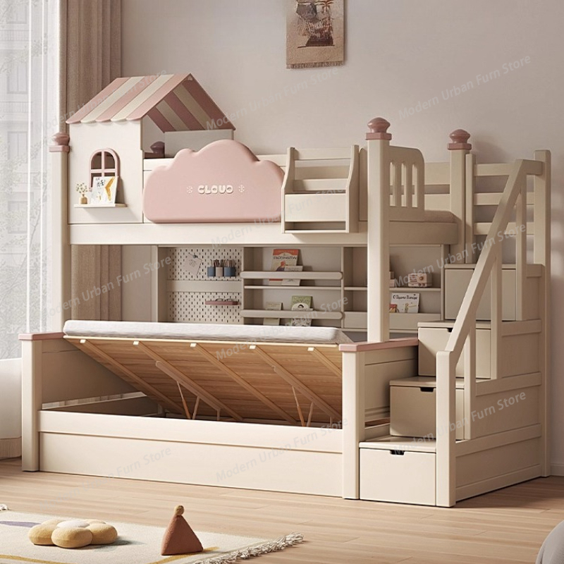 سرير بطابقين للأطفال مع أدراج  - مراجعة King Size Bed Frame With Storage Drawers وسعره