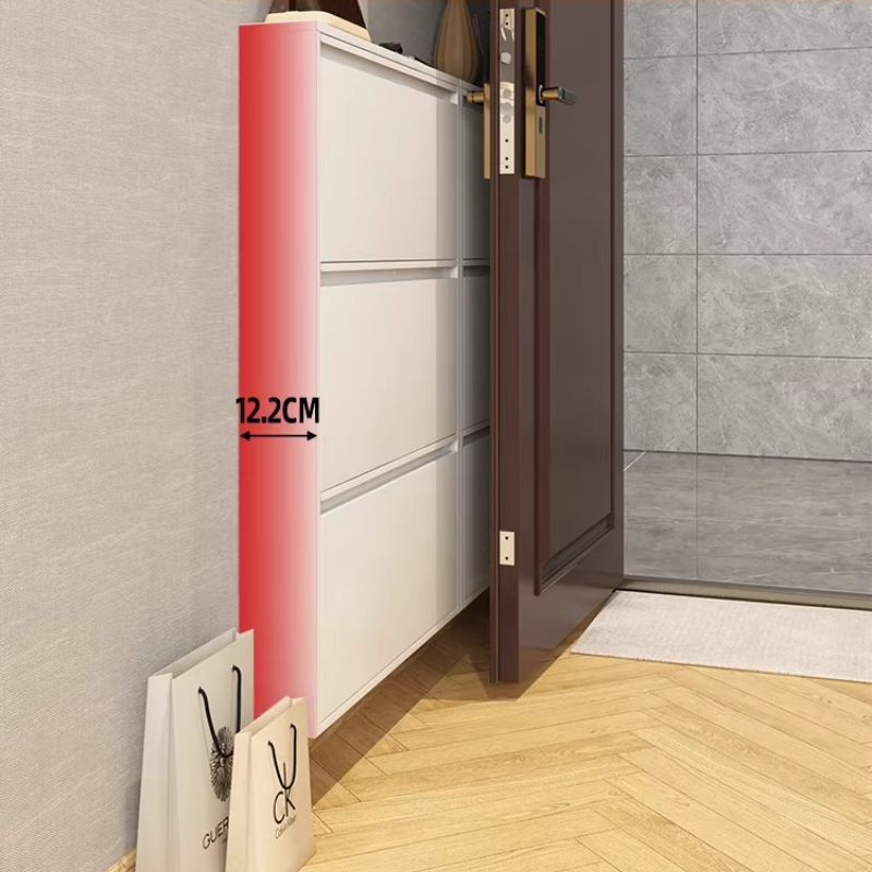 خزانة أحذية عصرية نحيفة، رف قا - مراجعة Shoe Rack Cabinet Narrow Entryway وسعره