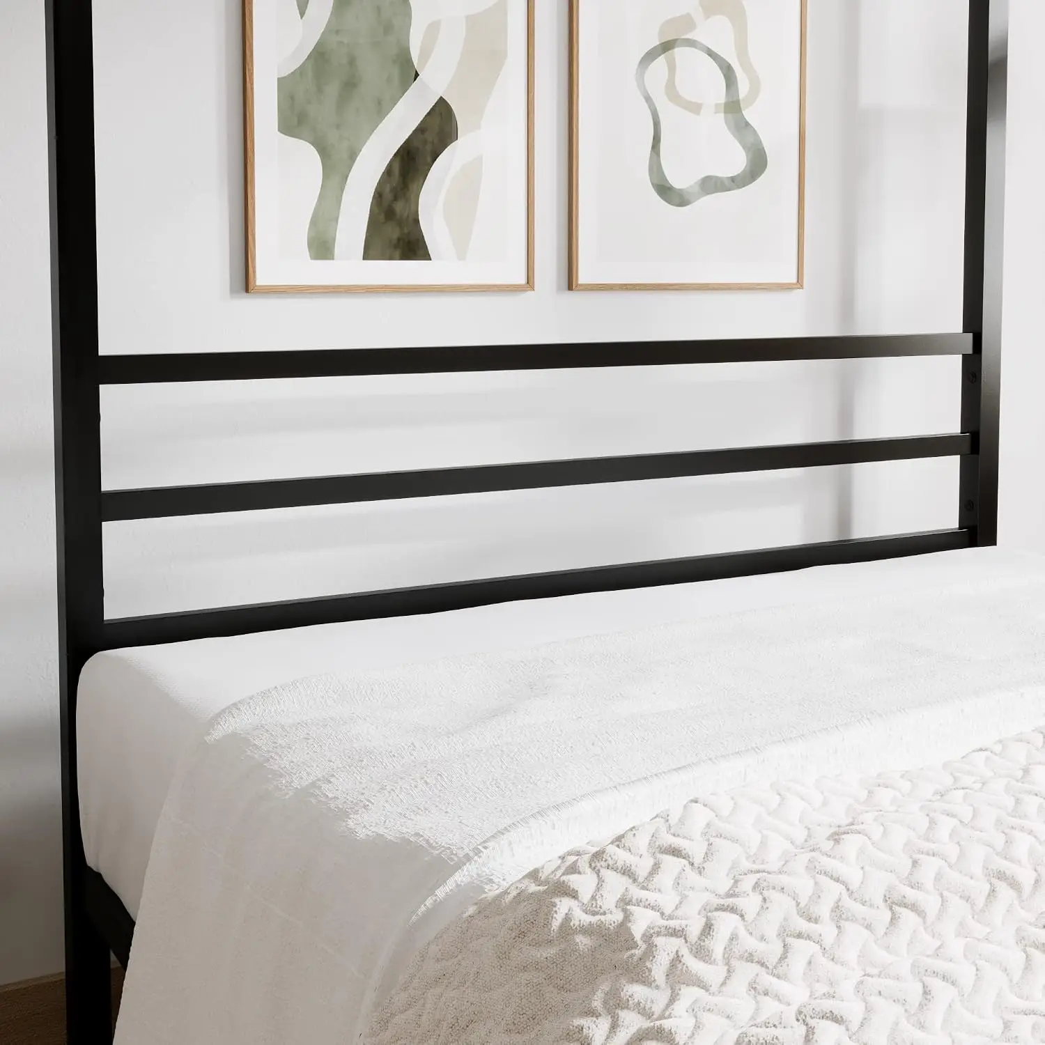 إطار سرير معدني بحجم كوين مع م - مراجعة Canopy Bed Frame Metal Queen وسعره