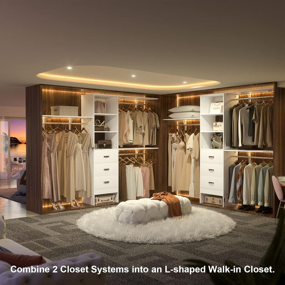 نظام خزانة ملابس 8T، منظم خزان - مراجعة Bedroom Furniture وسعره