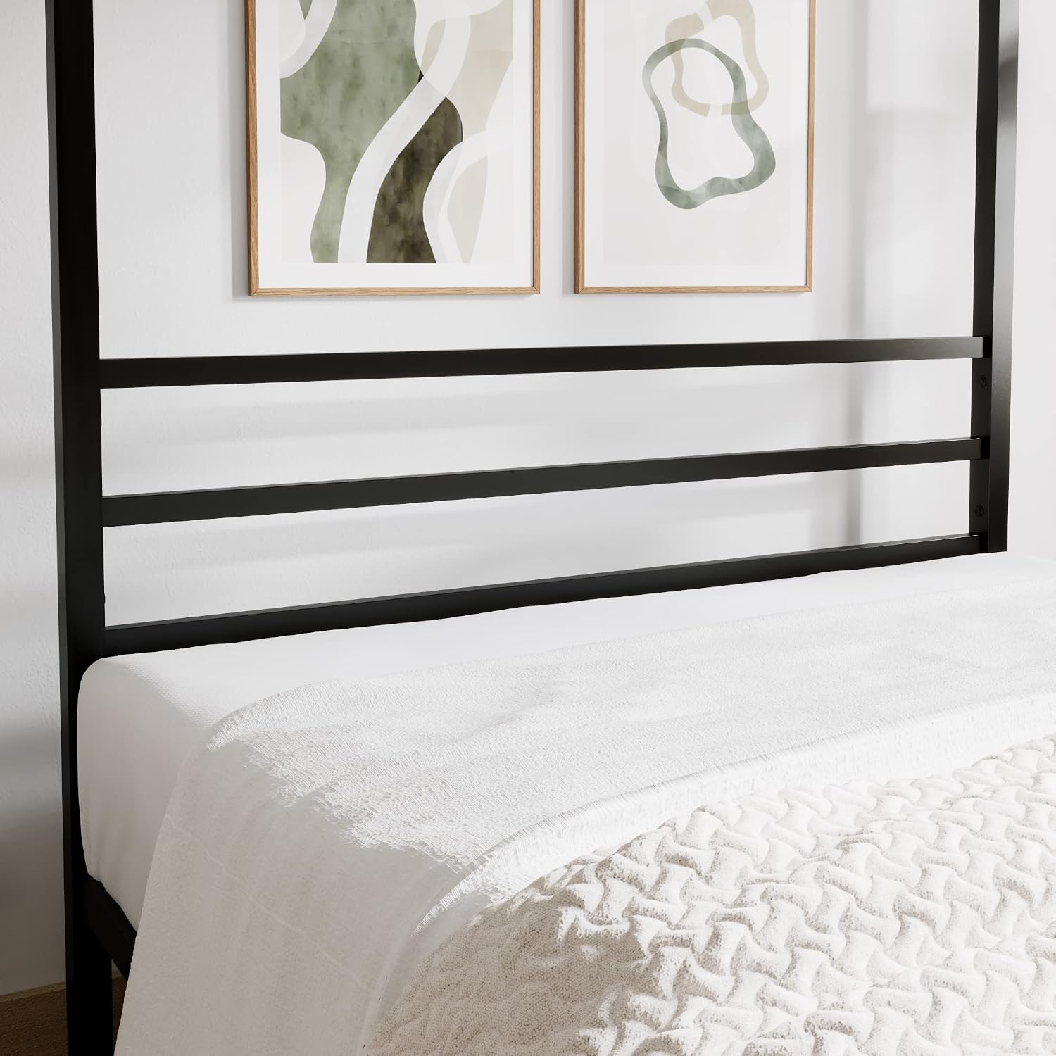 إطار سرير معدني بحجم كوين مع د - مراجعة Canopy Bed Frame Metal Queen وسعره