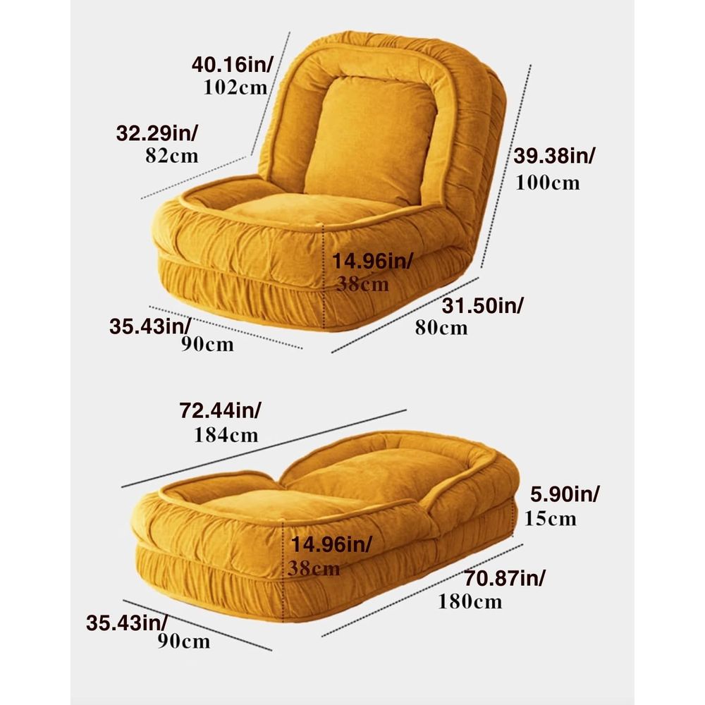 أريكة أرضية قابلة للطي، كرسي أ - مراجعة Sofas وسعره