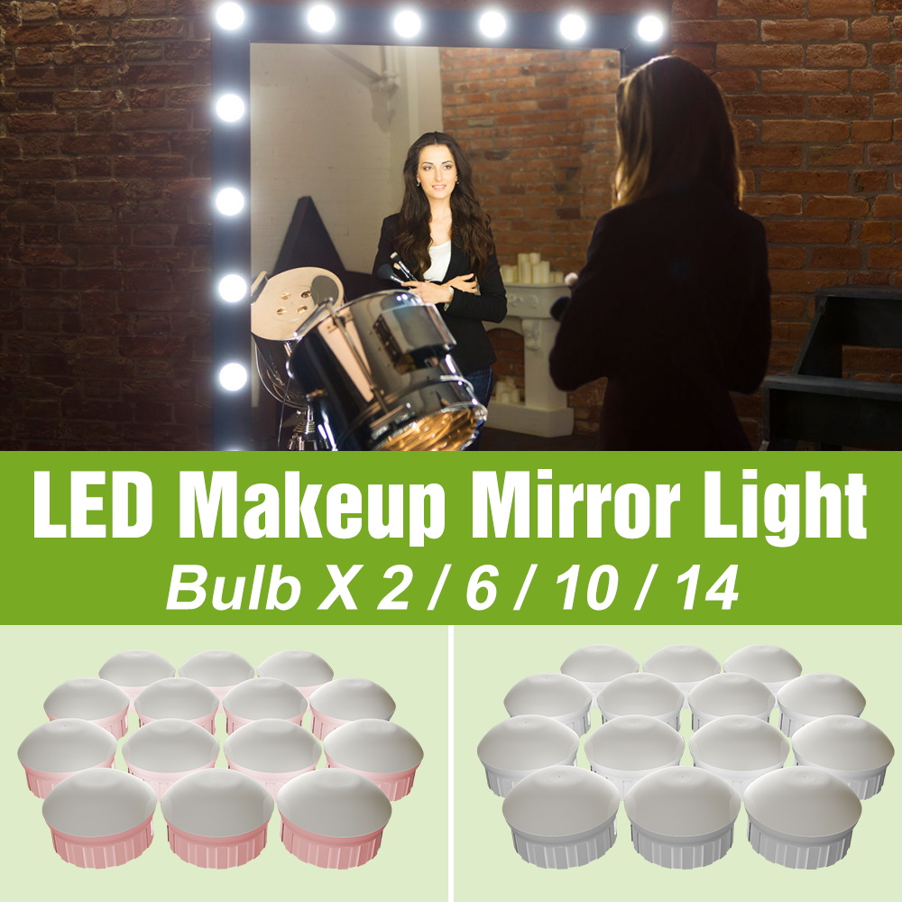 مصباح LED لمرآة المكياج 5 فولت - مراجعة Dressing Table Vanity With Lighted Mirror وسعره