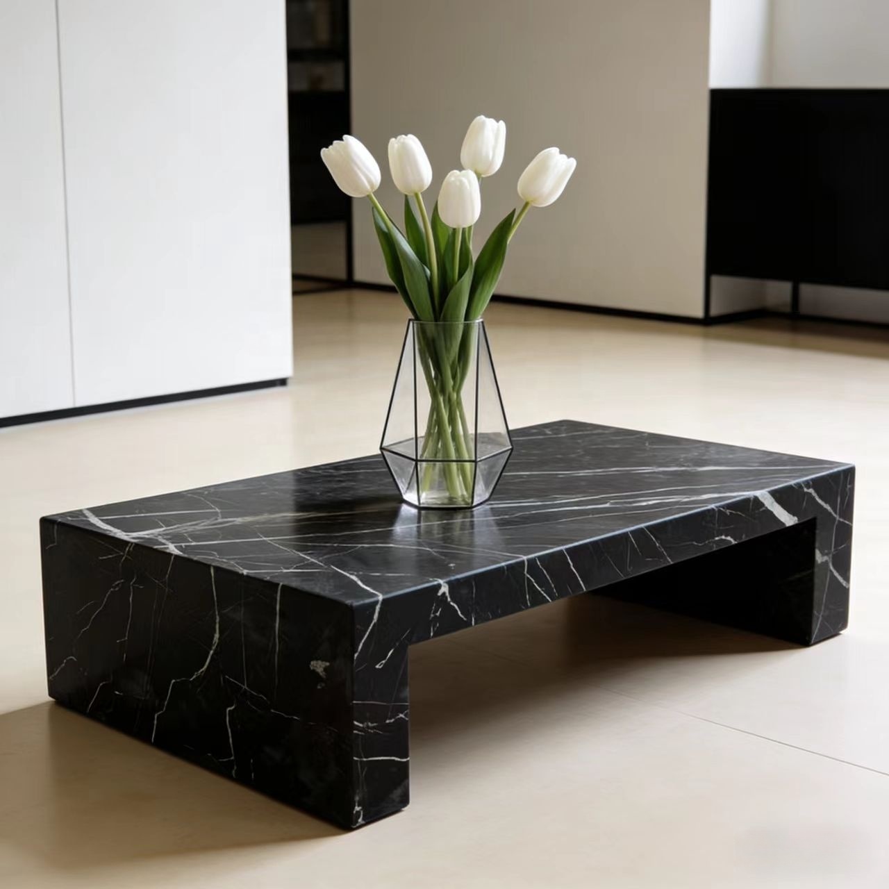 طاولة قهوة فاخرة حديثة بقاعدة  - مراجعة Bedroom Furniture وسعره