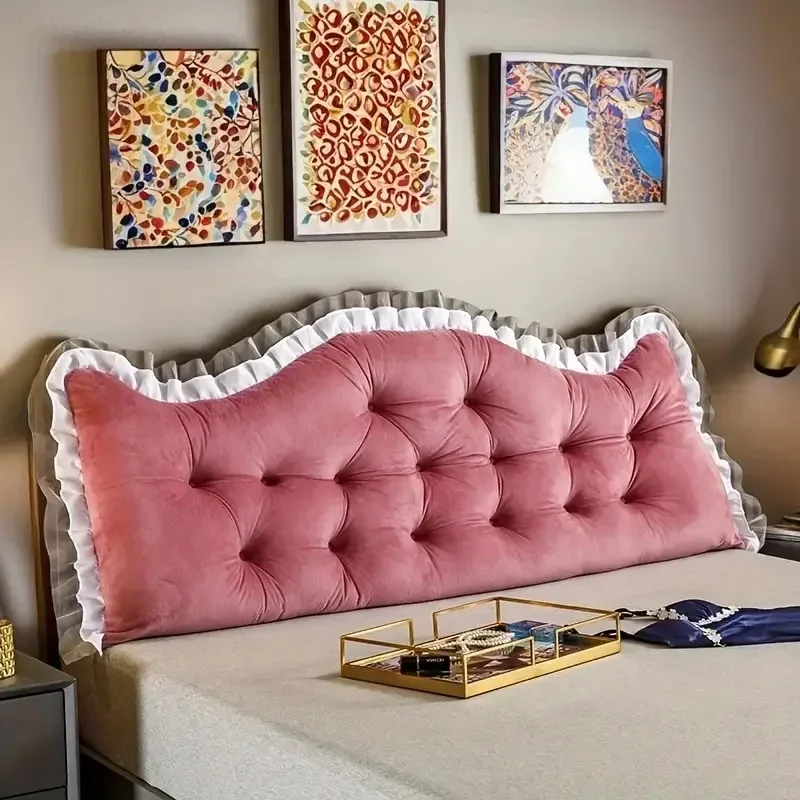 وسادة من القطيفة من حصير التات - مراجعة Headboard Cushion Backrest Tatami وسعره