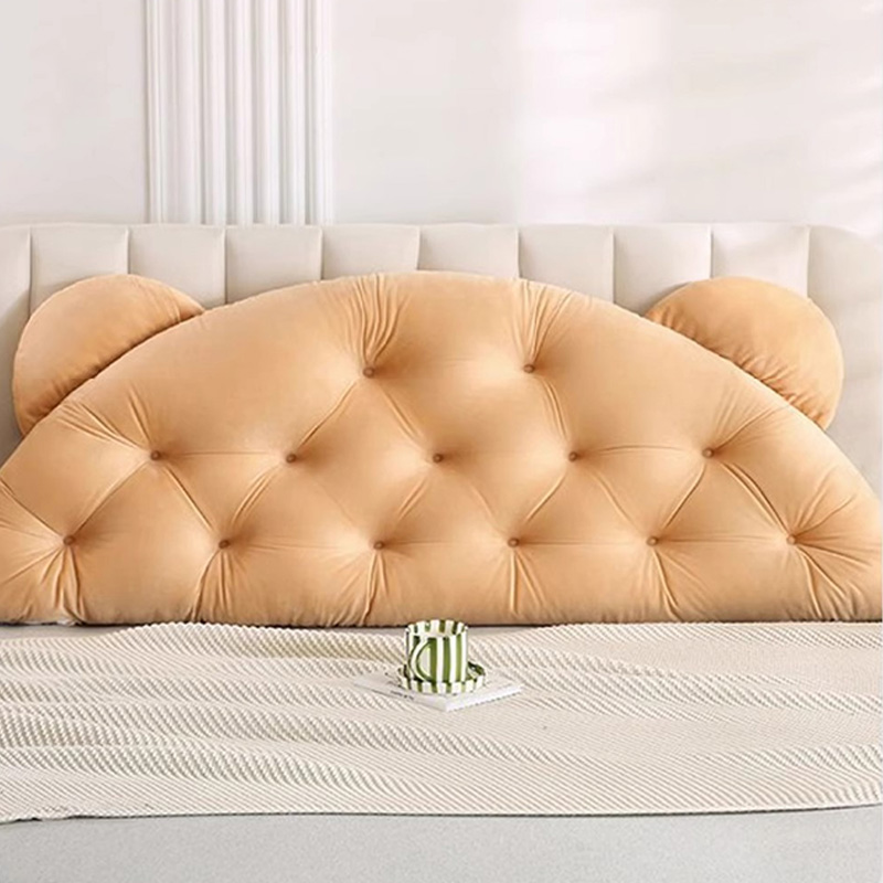 وسادة ظهر سرير بتصميم أذن دب،  - مراجعة Headboard Cushion Backrest Tatami وسعره