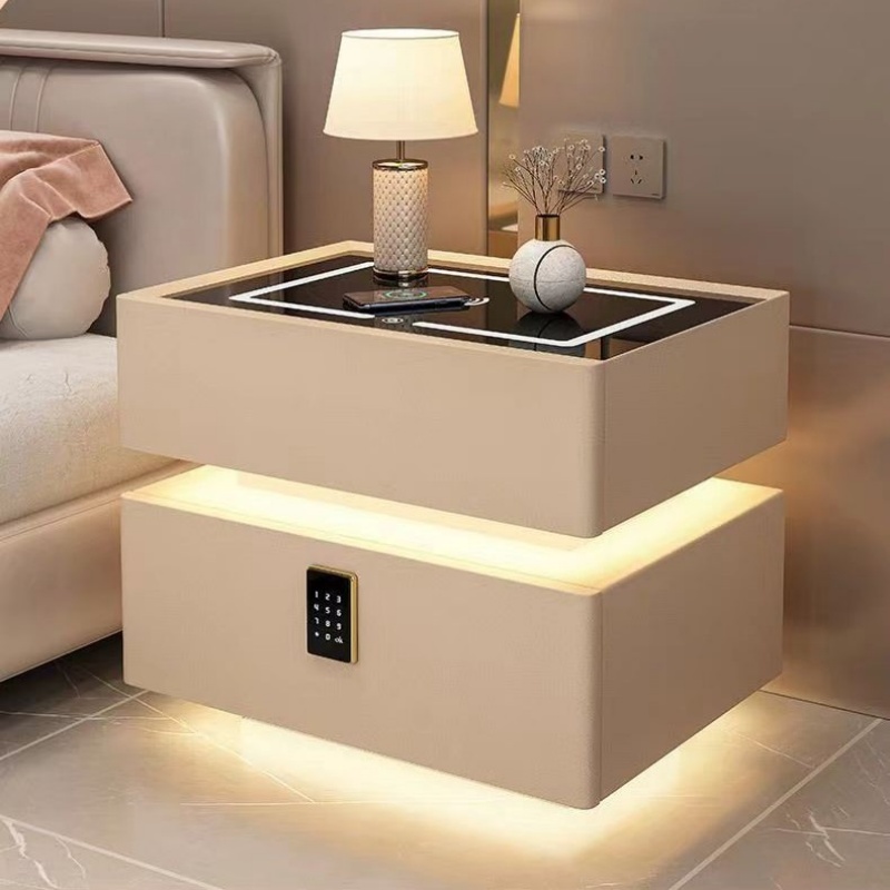 طاولة بجانب السرير من الخشب ال - مراجعة Solid Wood Nightstand 2 Drawers وسعره