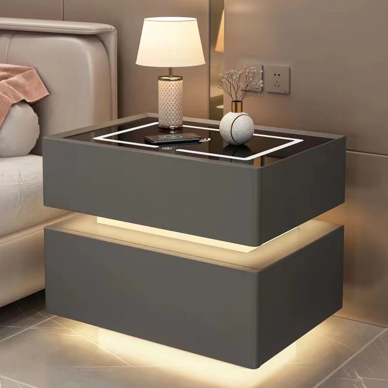 طاولة بجانب السرير من الخشب ال - مراجعة Solid Wood Nightstand 2 Drawers وسعره
