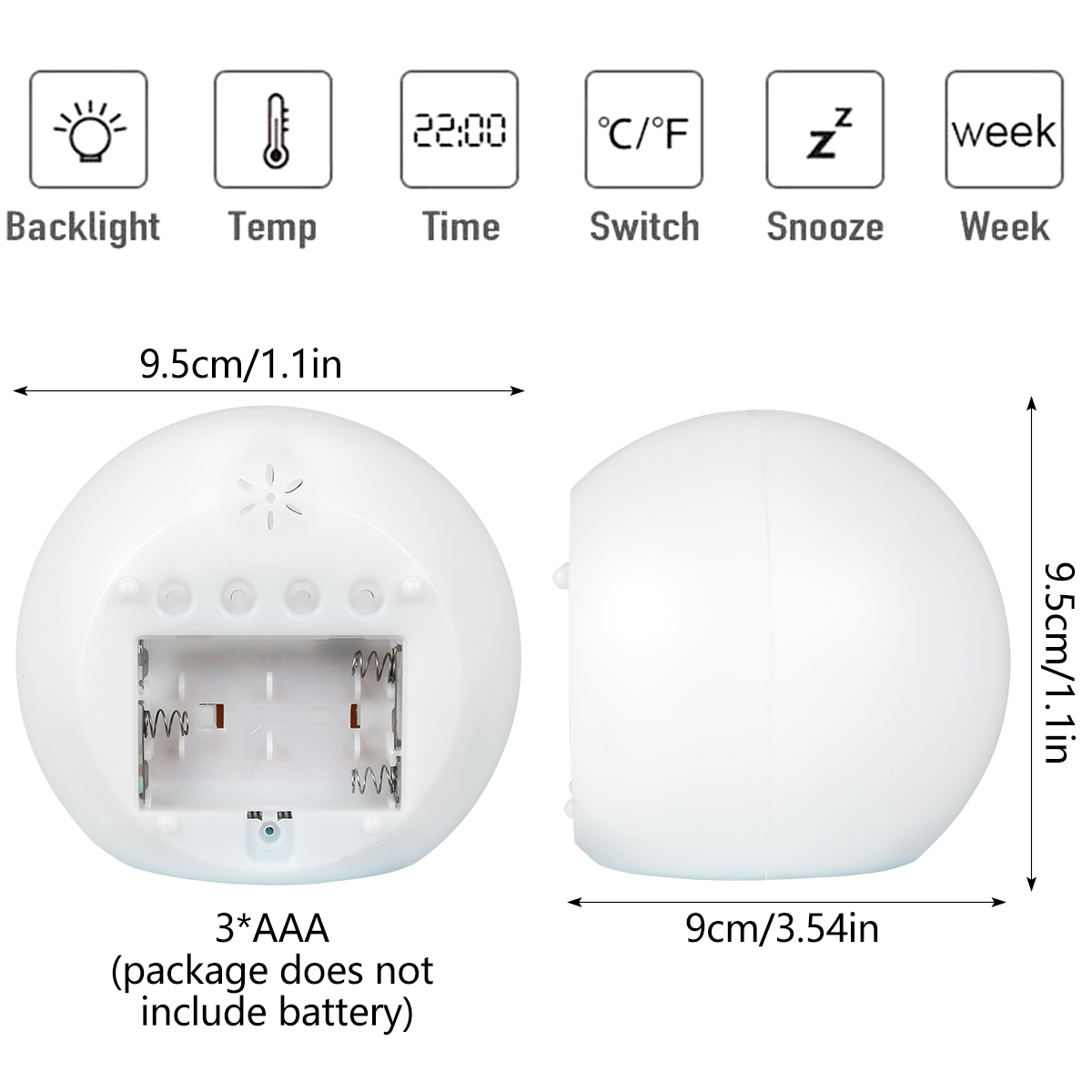 ساعة منبه رقمية للأطفال، ساعة  - مراجعة Floating Nightstand With Led Light وسعره