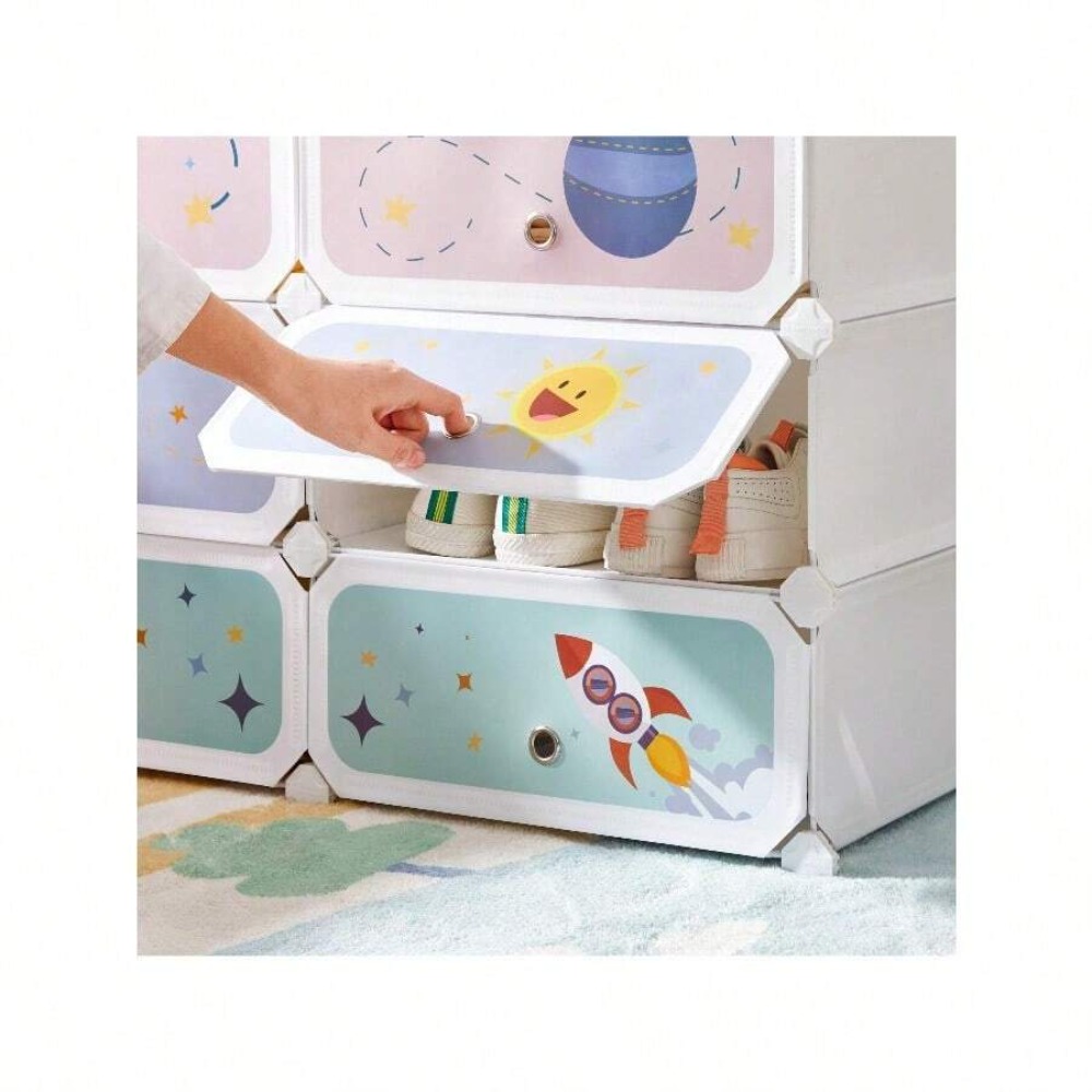 رف أحذية بـ 6 طبقات مع أبواب،  - مراجعة Shoe Rack Cabinet Narrow Entryway وسعره