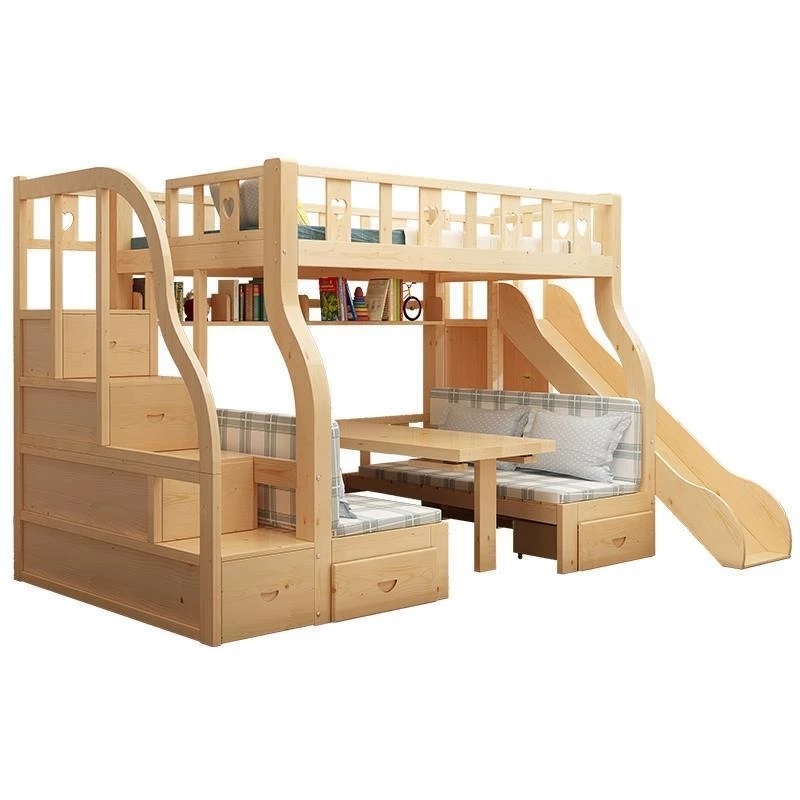 -سرير بطابقين متعدد الوظائف، أ - مراجعة Bunk Bed With Stairs And Slide وسعره