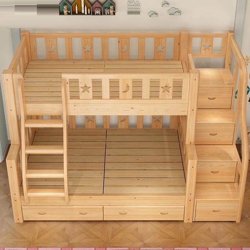 -سرير بطابقين متعدد الوظائف، أ - مراجعة Bunk Bed With Stairs And Slide وسعره