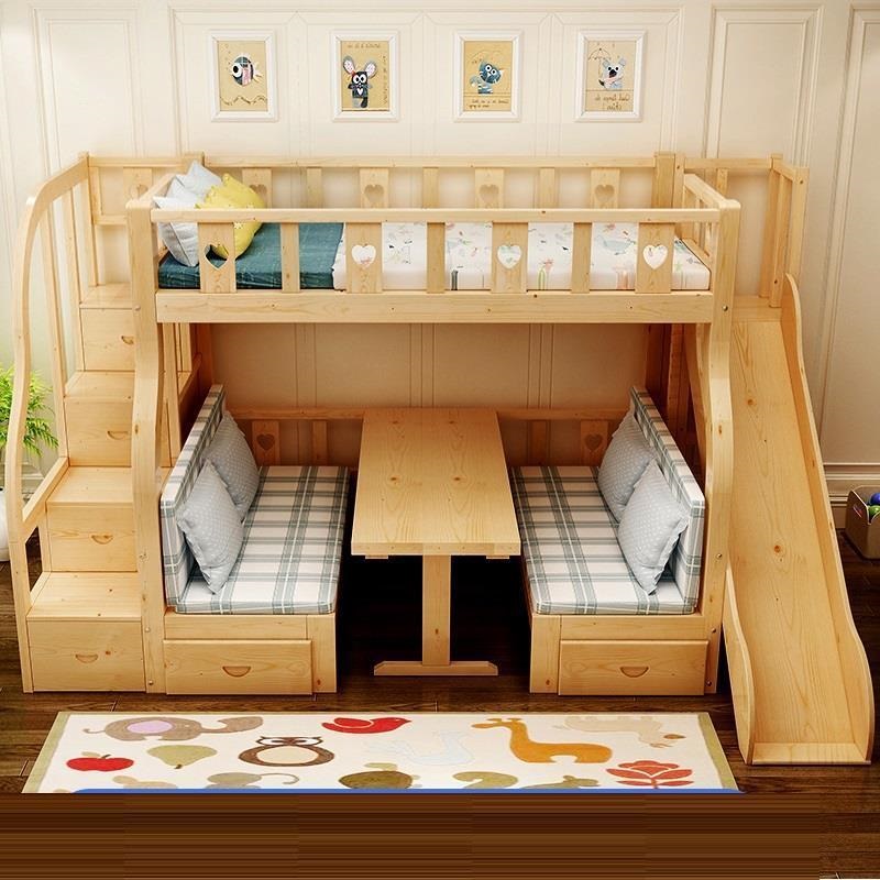 -سرير بطابقين متعدد الوظائف، أ - مراجعة Bunk Bed With Stairs And Slide وسعره