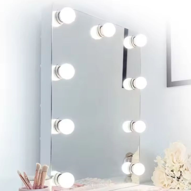 مصابيح جديدة لمرآة المكياج قاب - مراجعة Dressing Table Vanity With Lighted Mirror وسعره