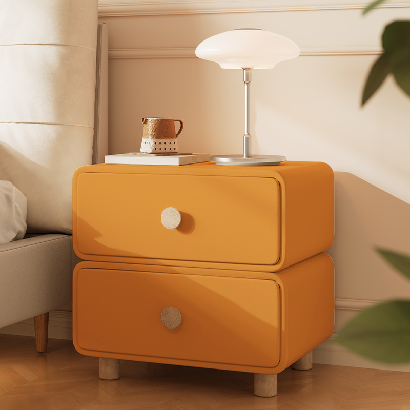 طاولة جانبية لغرفة النوم بتصمي - مراجعة Solid Wood Nightstand 2 Drawers وسعره