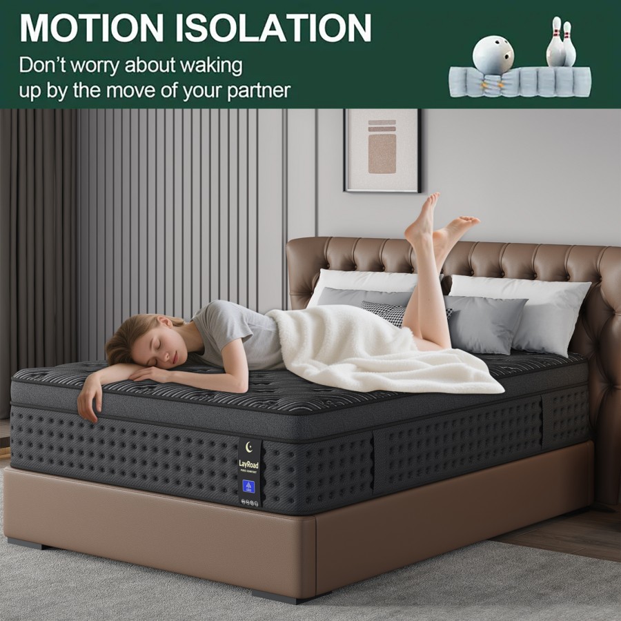 مرتبة هجينة من الإسفنج المطاطي - مراجعة Memory Foam Mattress In A Box Queen وسعره
