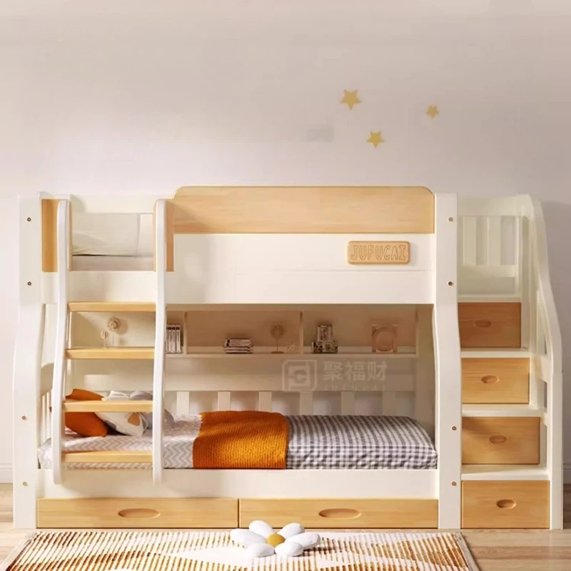 سرير مزدوج علوي مع إطار سلالم  - مراجعة King Size Bed Frame With Storage Drawers وسعره