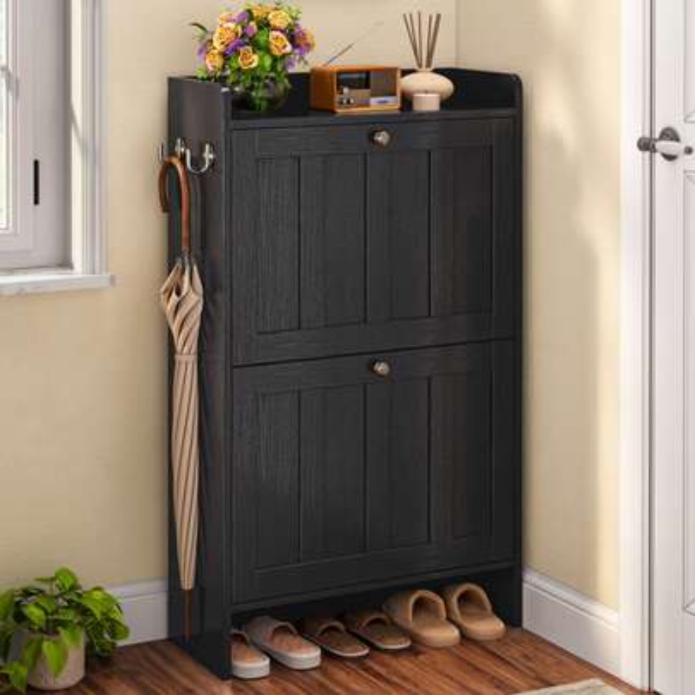 خزانة أحذية ضيقة قائمة بذاتها  - مراجعة Shoe Rack Cabinet Narrow Entryway وسعره