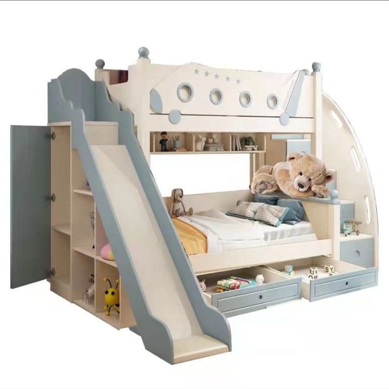 سرير بطابقين على طراز الأميرة  - مراجعة Bunk Bed With Stairs And Slide وسعره