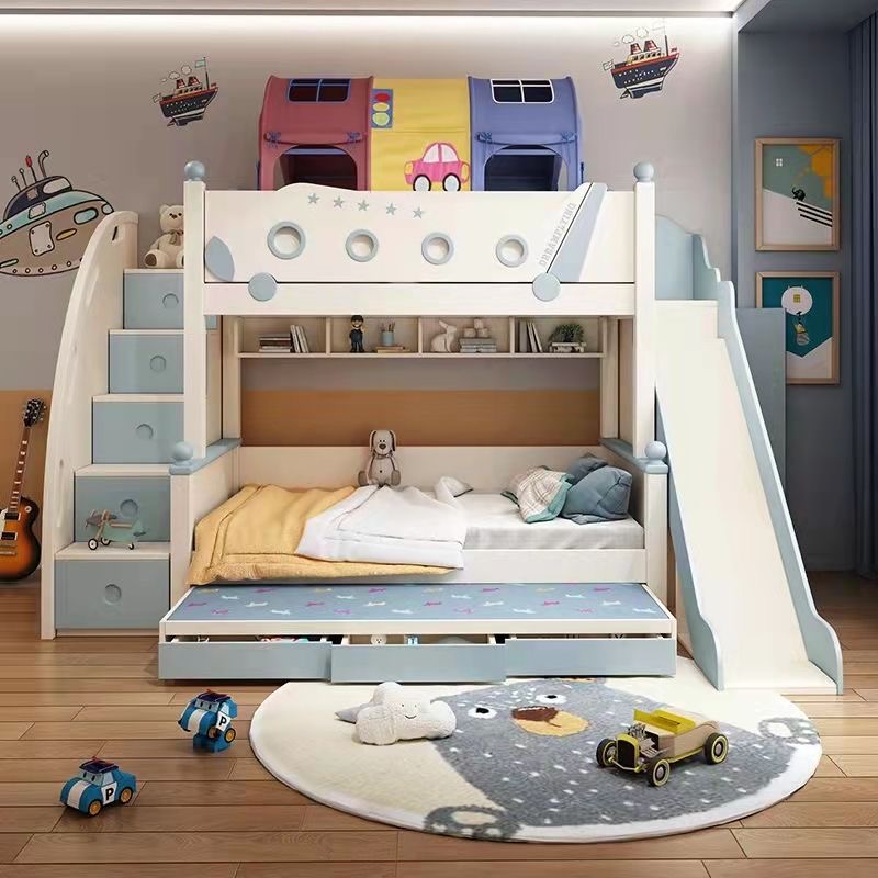 سرير بطابقين على طراز الأميرة  - مراجعة Bunk Bed With Stairs And Slide وسعره