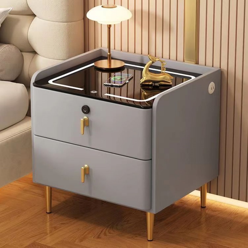 طاولة سرير خشبية على الطراز ال - مراجعة Solid Wood Nightstand 2 Drawers وسعره