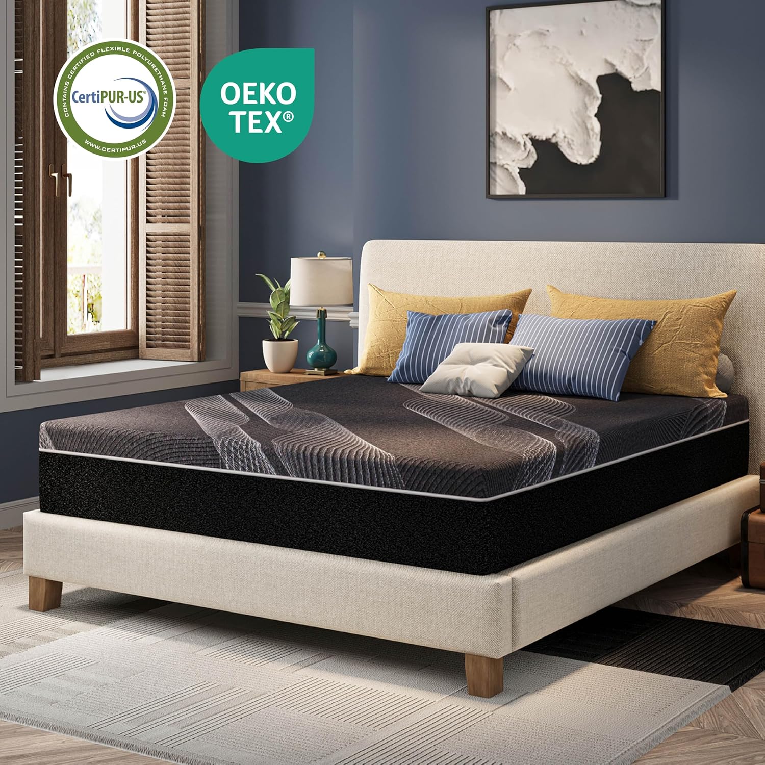 مرتبة كوين مقاس 12 بوصة، مرتبة - مراجعة Memory Foam Mattress In A Box Queen وسعره