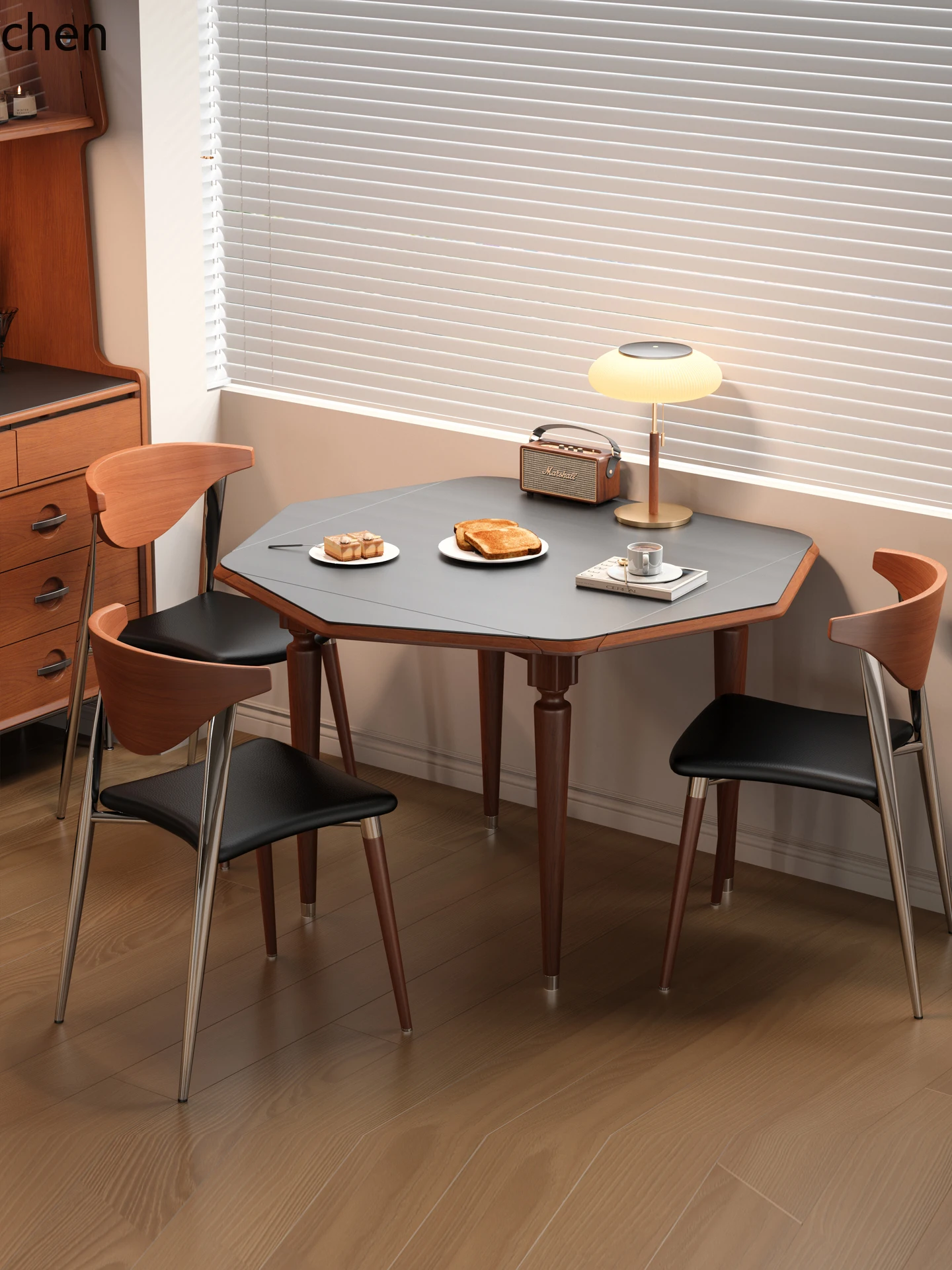 طاولة طعام تلسكوبية من الخشب ا - مراجعة Chairs وسعره