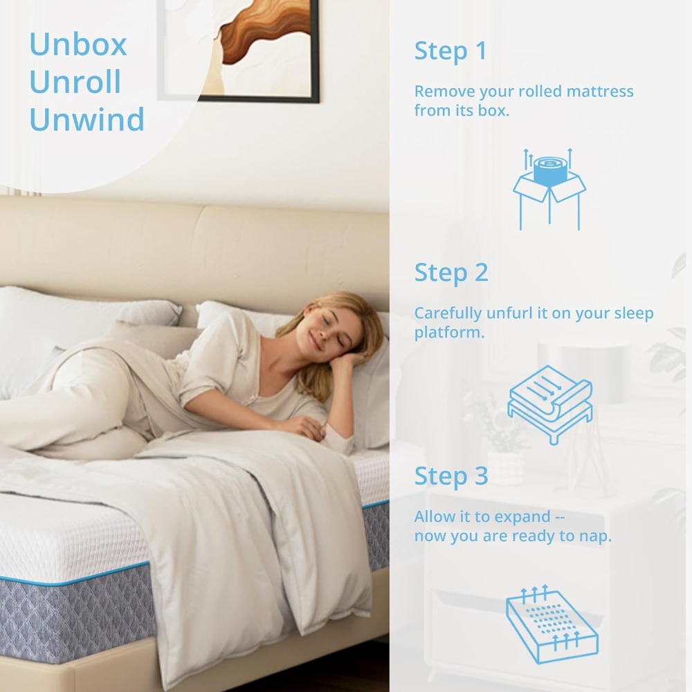 مرتبة كوين 14 بوصة في صندوق، م - مراجعة Memory Foam Mattress In A Box Queen وسعره