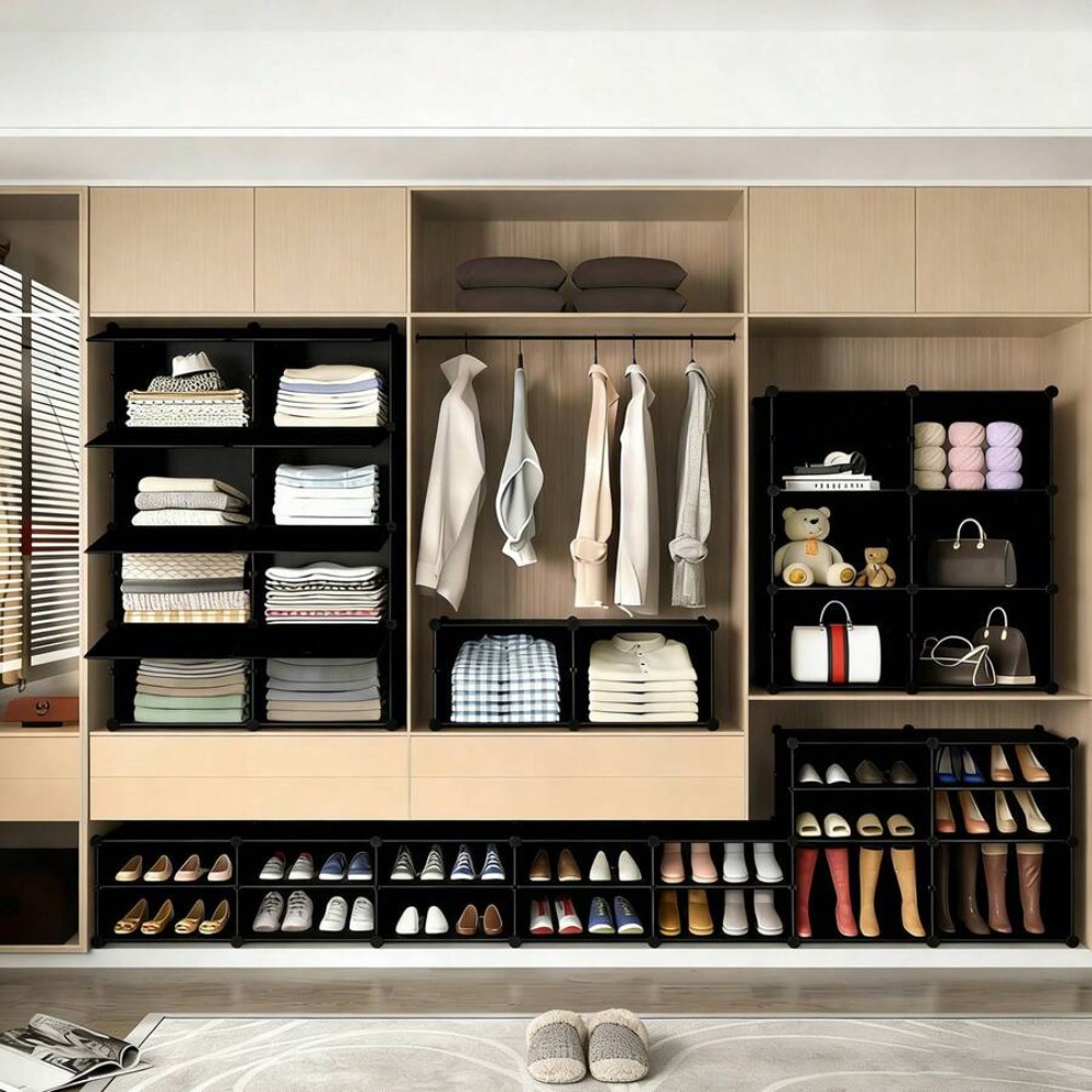 خزانة تخزين الأحذية ذات 8 طبقا - مراجعة Shoe Rack Cabinet Narrow Entryway وسعره