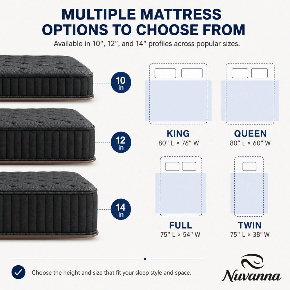 مرتبة، مقاسات 8 10 12 14، فردي - مراجعة Memory Foam Mattress In A Box Queen وسعره