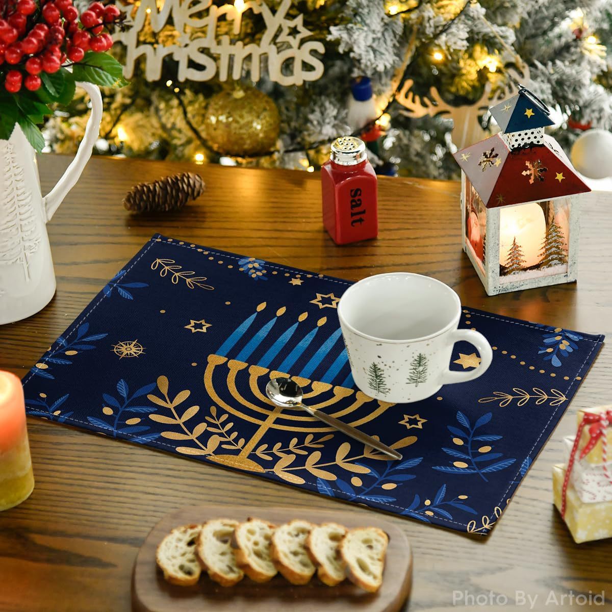 مجموعة من 8 قطع مفارش طاولة لع - مراجعة Tables وسعره